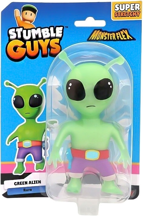 Boneco Green Alien Monster Flex Stumble Guys Diramix - 0505