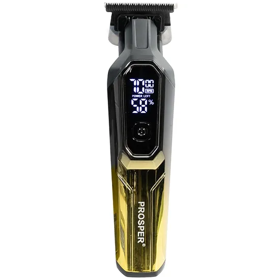 Aparador de Pelos Prosper P-2131 de 5 Watts Recarregável - Preto/Dourado