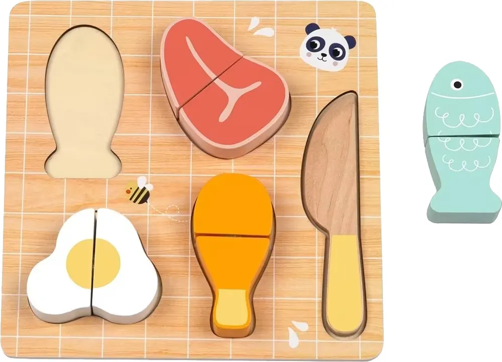 Brinquedo de Comida para Cortar Hi Pando - HP021 (10 Peças)