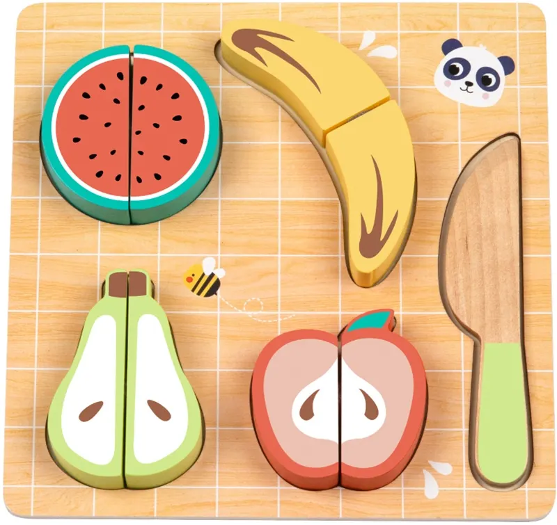 Jogo de Comidas para Cortar Hi Pando - HP019 (10 Peças)