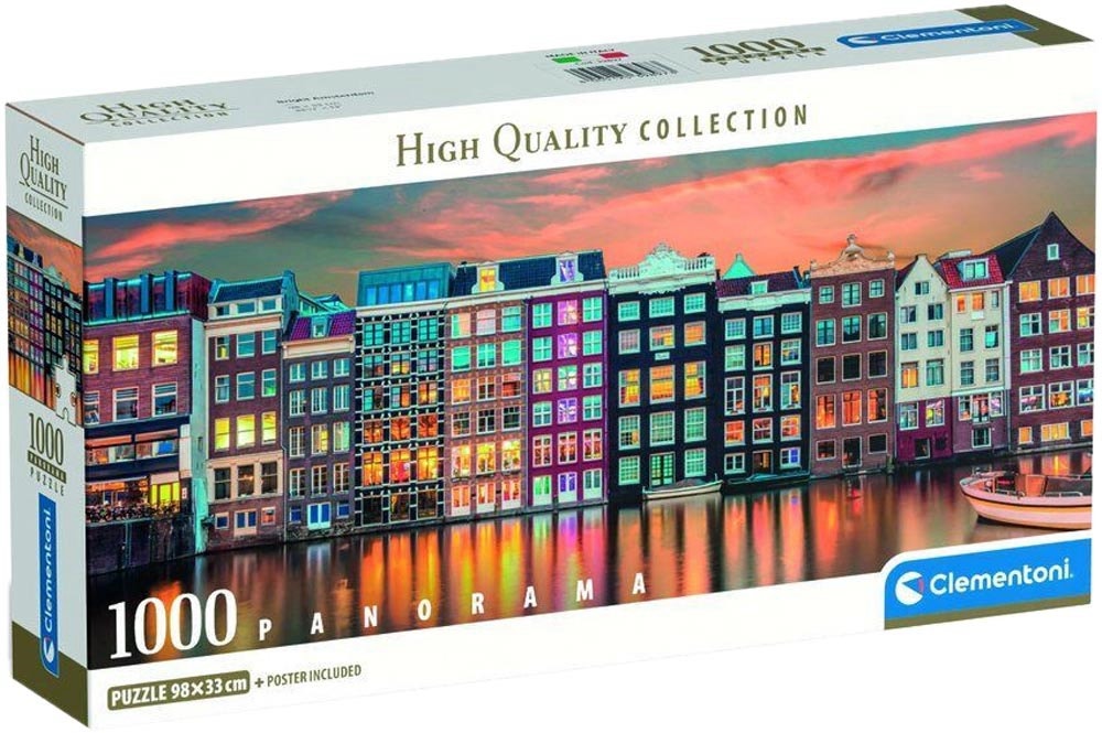 Quebra-cabeça Bright Amsterdam High Quality Collection Clementoni - 35543 (1000 peças)