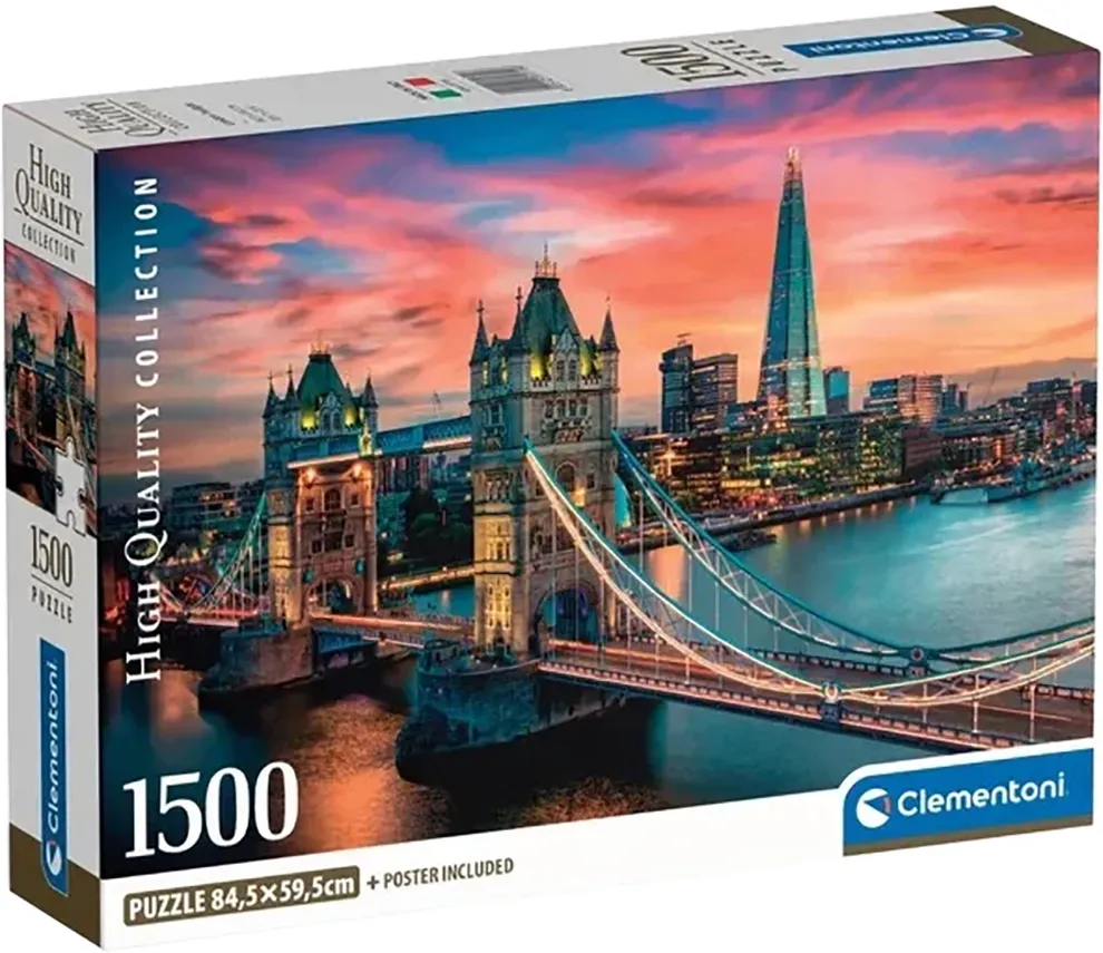 Quebra-Cabeça London Twilight High Quality Collection Clementoni - 31715 (1500 peças)