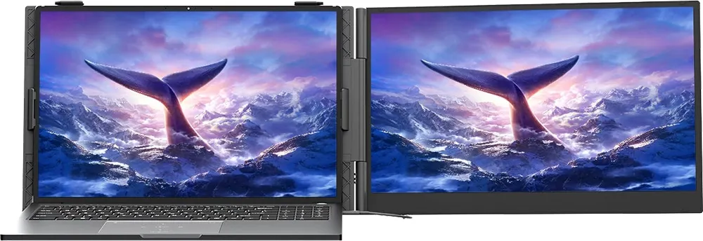 Monitor Portátil para Laptop Blackview Dual Screen SCM6 14" Cinza