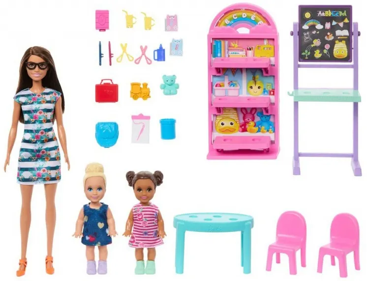 Boneca Barbie I Love School Playset Mattel - HRG85