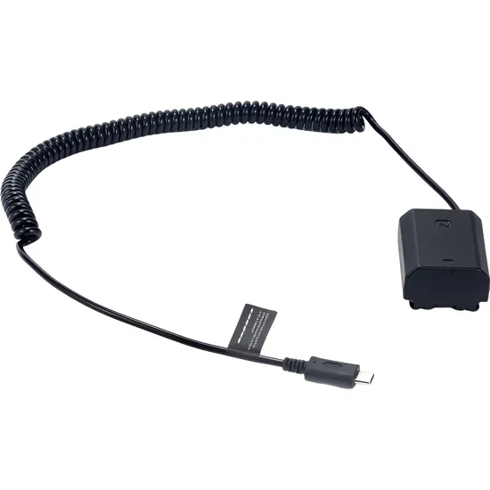 Cabo de Alimentação Tilta com Bateria Fictícia para USB-C para Sony NP-FZ100 - Preto (DB-SYFZ-Usbc)