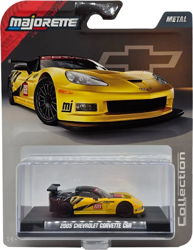 Carro 2005 Chevrolet Corvette C6R Collection Majorette - 85-0500-1000