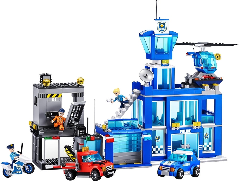 Máximo Quartel da Polícia Adventure Zuru - 83162 (889 peças)