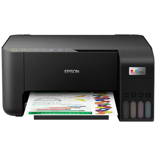 Impressora Jato de Tinta Epson Ecotank L3250 - Multifuncional - Wi-Fi - USB - 220V - Preta