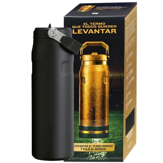 Garrafa Térmica Aerolight Iceflow de 710 ml - Preto 2.0 (Mundial)