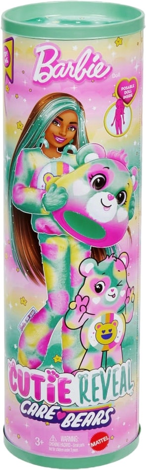 Boneca Barbie Cutie Reveal Care Bears Mattel - JFV62
