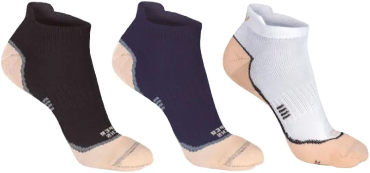 Meias Soquete de Cobre Esportiva MediVaric L/XL - 560KP0823 (3 pares)