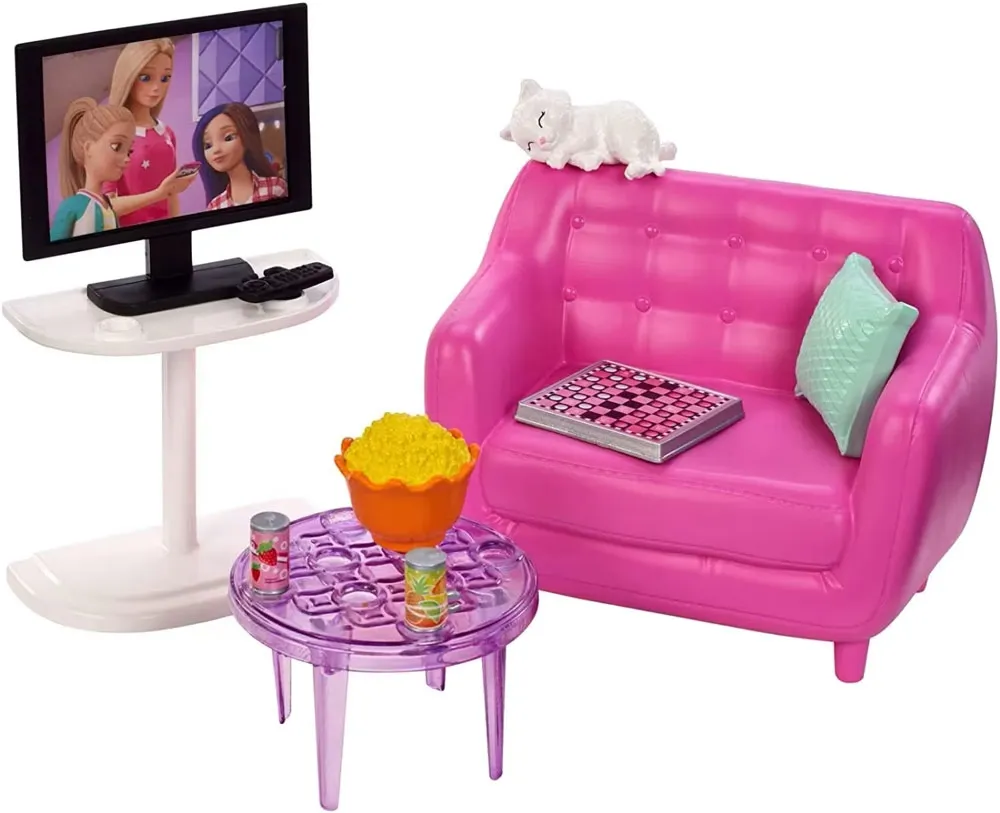 Jogo de Sala de Estar Barbie Mattel - HJL55