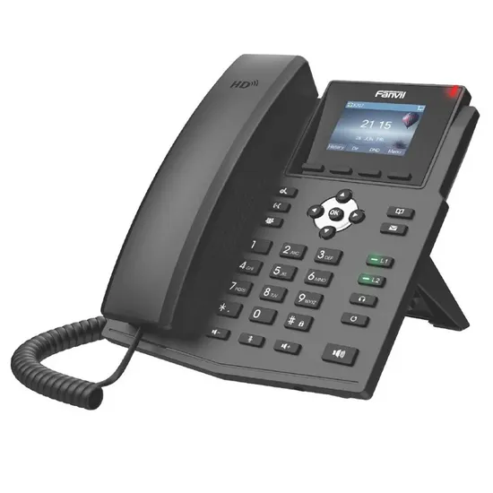 Telefone Fanvil X3SP IP 2 Linhas Sip Poe LCD Colorido