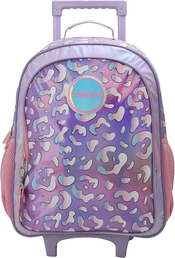 Mochila com Rodas Trendy 28035 - Lilás