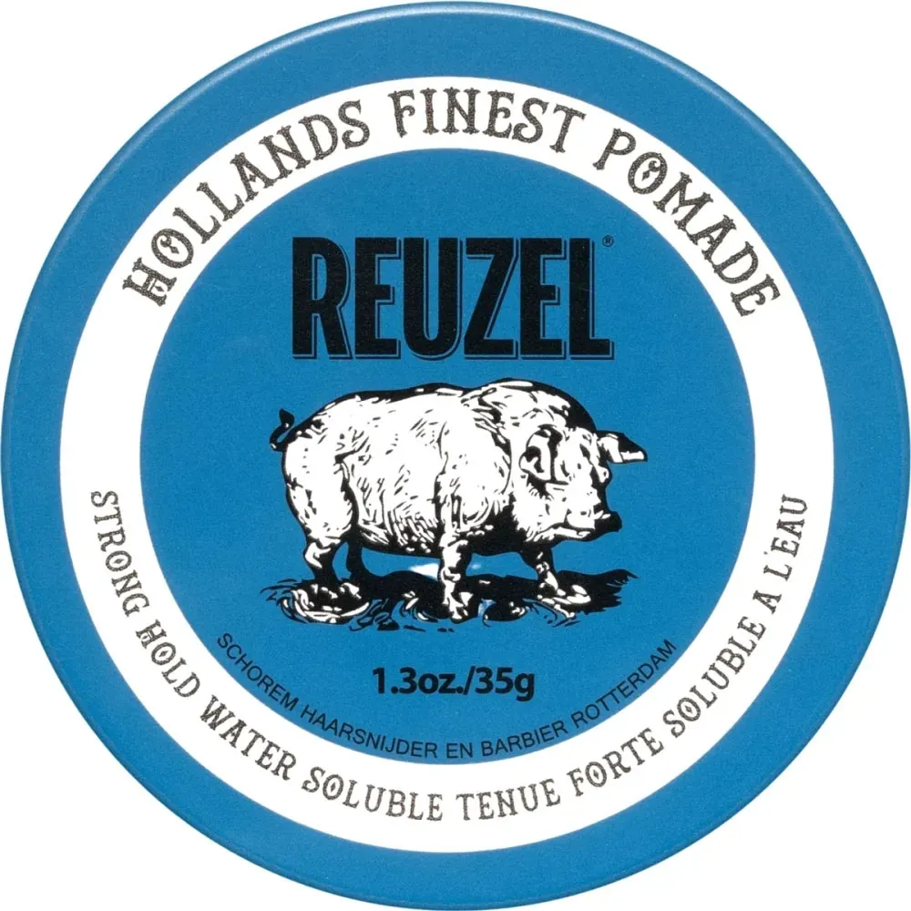 Pomada Reuzel Blue Strong Hold Forte Solúvel em Água - 35g