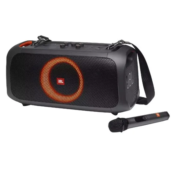 Caixa de Som JBL Partybox On The Go com Microfone