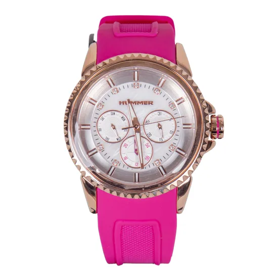 Relógio Feminino Analógico Hummer WH2-224405 Borracha