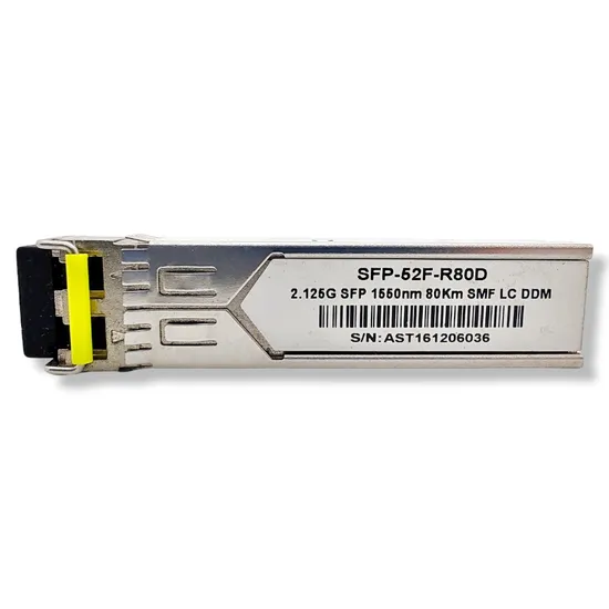 Cabo SFP F. M SFP 2.125G 80KM LC DDM SFP-52F-R80D 1550NM SMF