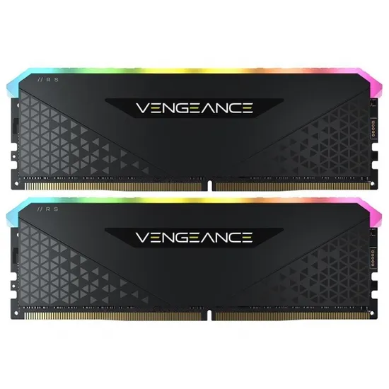 Memória DDR4 32GB 3200 Corsair Vengeance RGB RS 2X16 CMG32GX4M2E3200 C16/Preto
