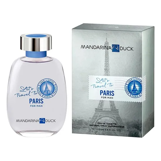 Perfume Mandarina Duck Vamos Viajar Para Paris - Água de Colônia - Masculino - 100ML