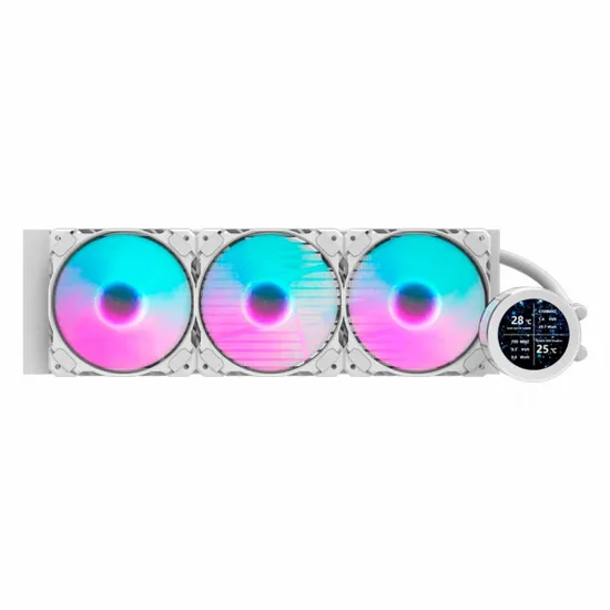 Cooler de Água Aigo Darkfalsh DN360S Nebula Branco c/ Display 2.1