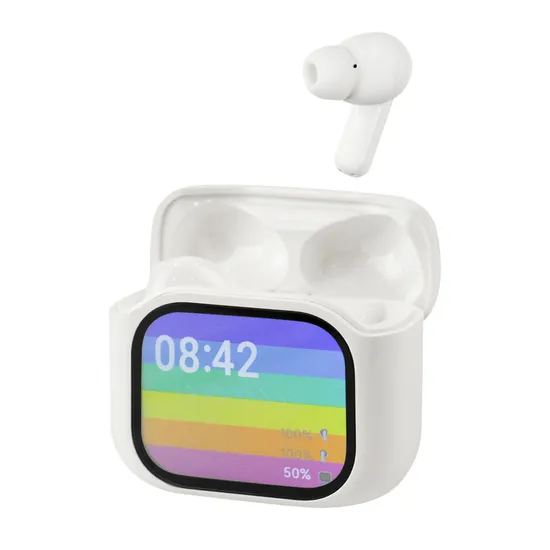 Fone de Ouvido Xaea Nox MODX-051 - Bluetooth - Painel Touchscreen - Branco