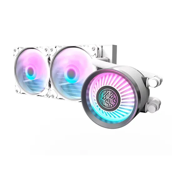 Reservatório de Água para Processador Aigo Darkflash Nebula DN 240 Argb - Branco