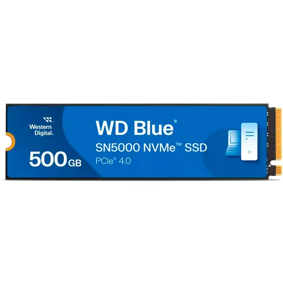 SSD Interno Western Digital SN5000 Nvme M.2 500GB - Azul