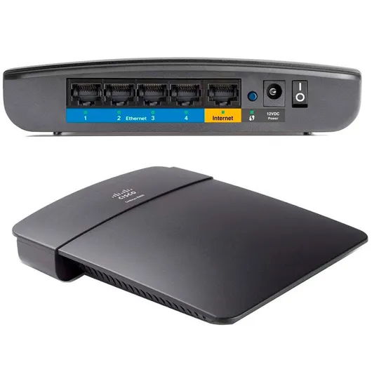 Roteador Wireless Linksys N300 2.4GHZ 300MBPS 4 Portas RJ45 10/100 - E900-BR