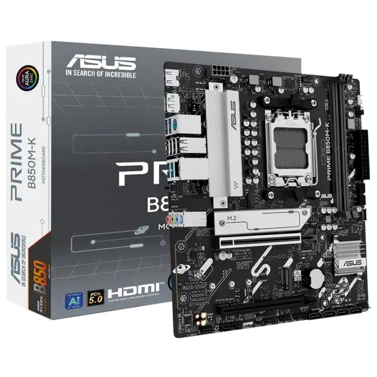 Placa-Mãe Asus Prime B850M-K AM5 Micro-ATX