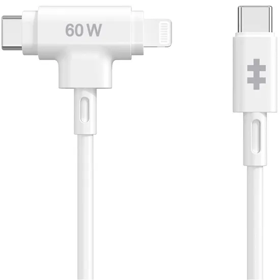 Cabo USB-C para Lightning Hyperjuice HJ4010WHGL 60 W Branco 1,5 Metros