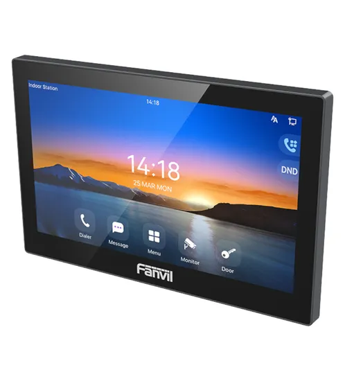 Interfone IP Monitor Touch Wi-Fi AC Fanvil I504W 7" Sistema Operacional Linux