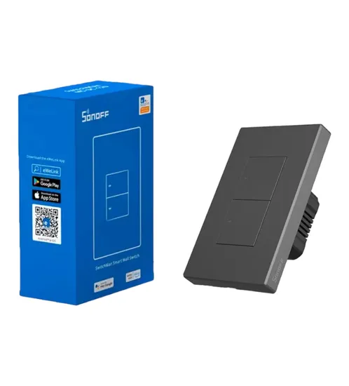 Interruptor Inteligente de Parede Sonoff Wifi 2 Botões M5-2C-120
