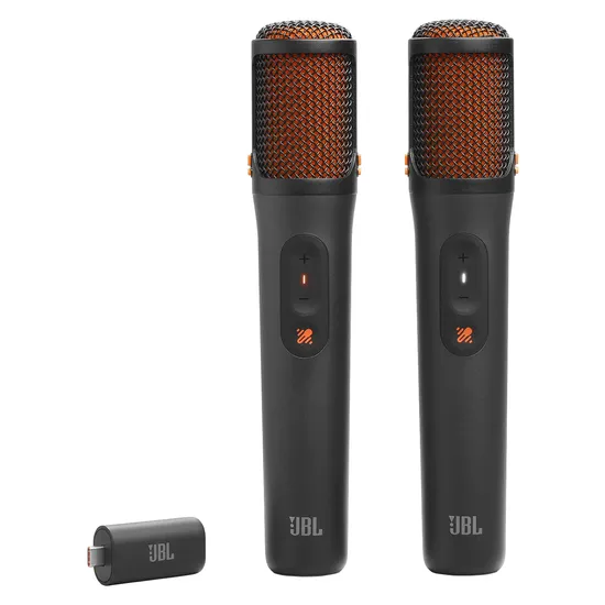 Microfone Dinâmico JBL Easysing Mics Sem Fio - 2 Unidades