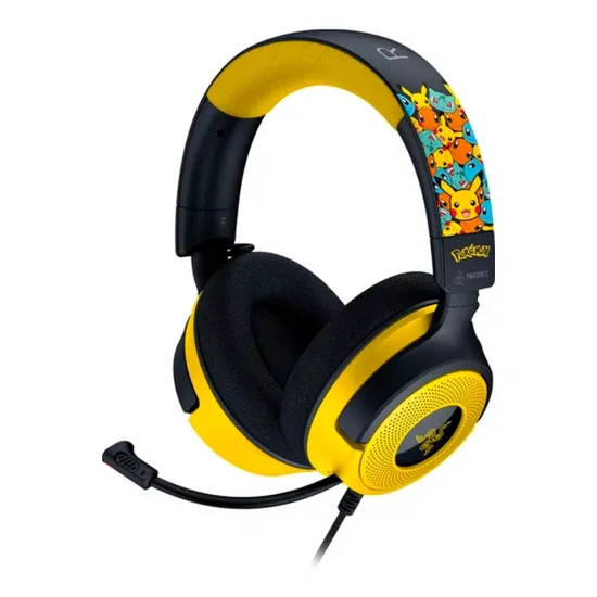 Fone de Ouvido Razer Kraken V4 X Pokémon Kanto Starters FRML RZ04-05180300-R 3M1