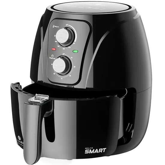 Fritadeira Elétrica Air Fryer Electrobras Smart EBAF-44 1500 W - Preta 4.4L