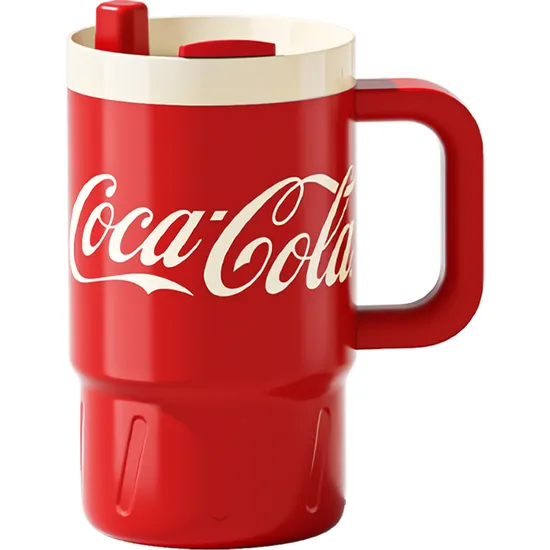 Caneca Térmica Nonoo Coca-Cola NS800B1 com Canudo - Vermelha 800ML