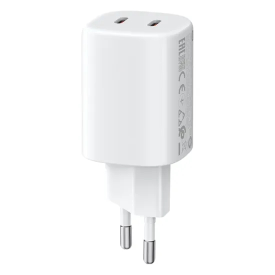 Carregador para Tomada Xiaomi Mi 45W Nano Turbo Adaptador 2 Portas - Branco