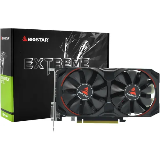 Placa de Vídeo Biostar Extreme Gaming Geforce GTX 1050 Ti 4 GB GDDR5 - Preta (VN1055TF41)
