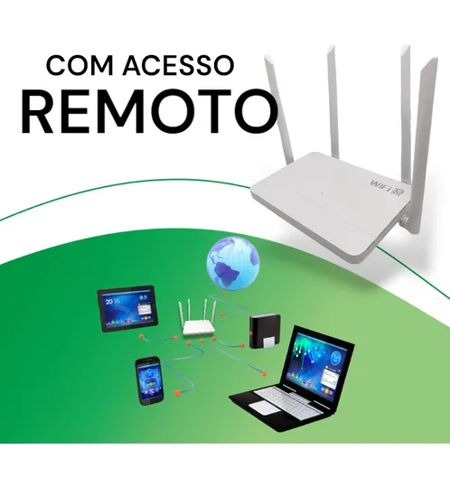 Roteador Ac Wifi 5 WS5200 AC1200MBPS 4GE 2.4/5G 4*5DB Branco I