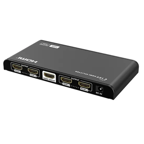 Divisor de HDMI 1 para 4 4K2K 60HZ 3D HDR IU1314EDID-V3