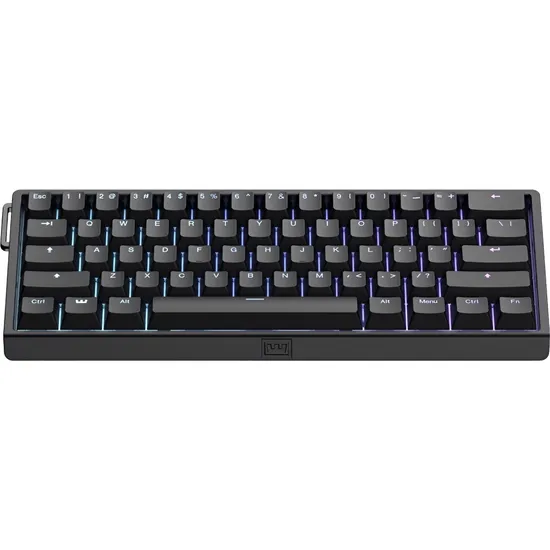 Teclado Gamer Mecânico Wooting 60HE V2 60% Rapid Trigger Switch Lekker Tikken RGB - Preto