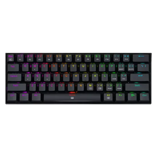 Teclado Gamer Redragon Dragonborn K630RGB Switch Azul - Preto