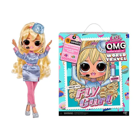Boneca Lol Surprise Omg World Travel FLY Gur