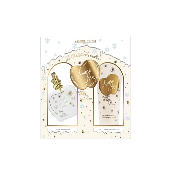 Kit Jeanne Arthes Amore Mio Pérola Branca 100ml 2 Peças