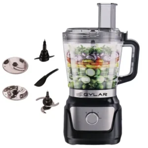 Multiprocessador Qylar QY-1316 4 Em 1 1000W 220V 2L - Preto/Inox