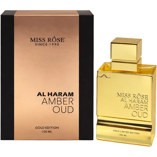 Perfume Body Mist Miss Rôse Al Haram Amber Oud Gold Edittion - 7505-041M1 - Unissex - 100ML