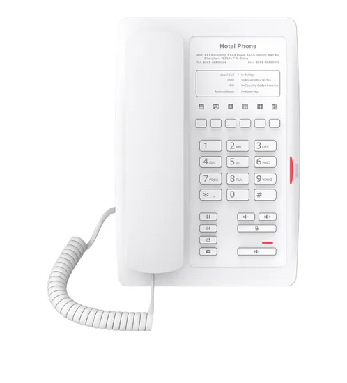 Telefone Fanvil H3-WH IP 2 Linhas Sip (para Hotel) Branco