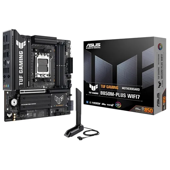 Placa-Mãe Asus Tuf Gaming B850M-Plus WIFI7 AM5 DDR5