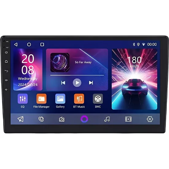 Rádio Automotivo Mega Star CDV910 9" Bluetooth - Preto